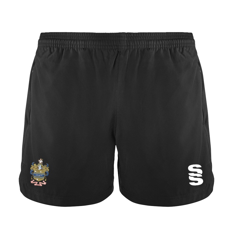 Womens Match Day - Performance Gym Short - Black - Women's Fit