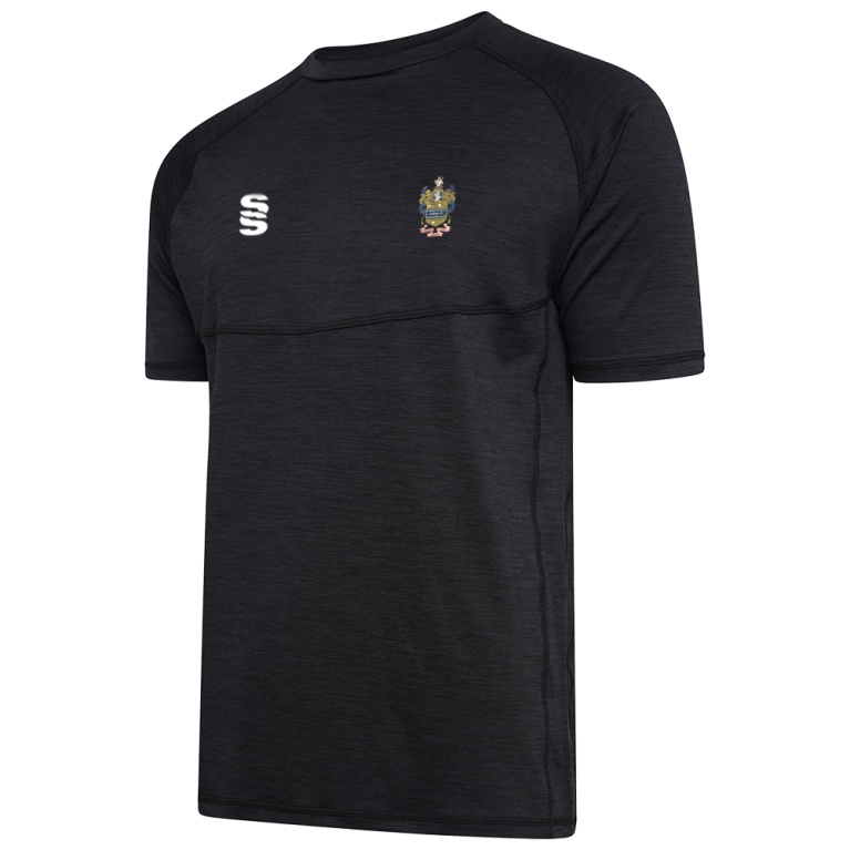 Match Day - Dual Gym T-shirt - Black Melange