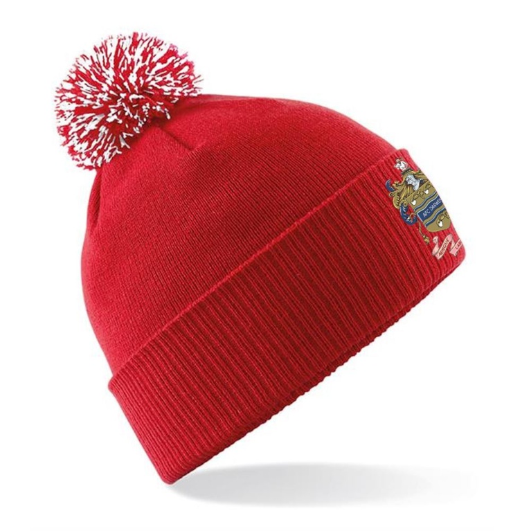 Snowstar Beanie - Red/White