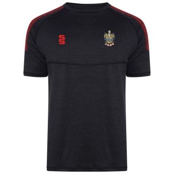Darwen FC - Dual Training Shirt - Black/Red - Unisex Fit