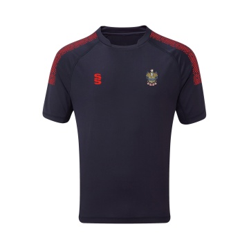 Darwen FC - Blade Dual T-shirt - Navy/Red - Unisex Fit