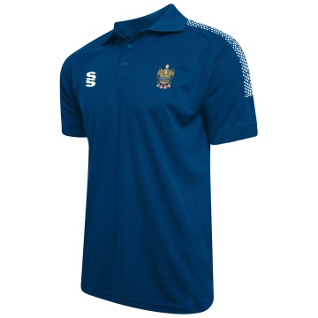 Darwen FC - Dual Solid Colour Polo - Royal - Unisex Fit