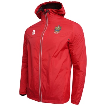 Darwen FC - Dual Full Zip Training Jacket - Red - Unisex Fit