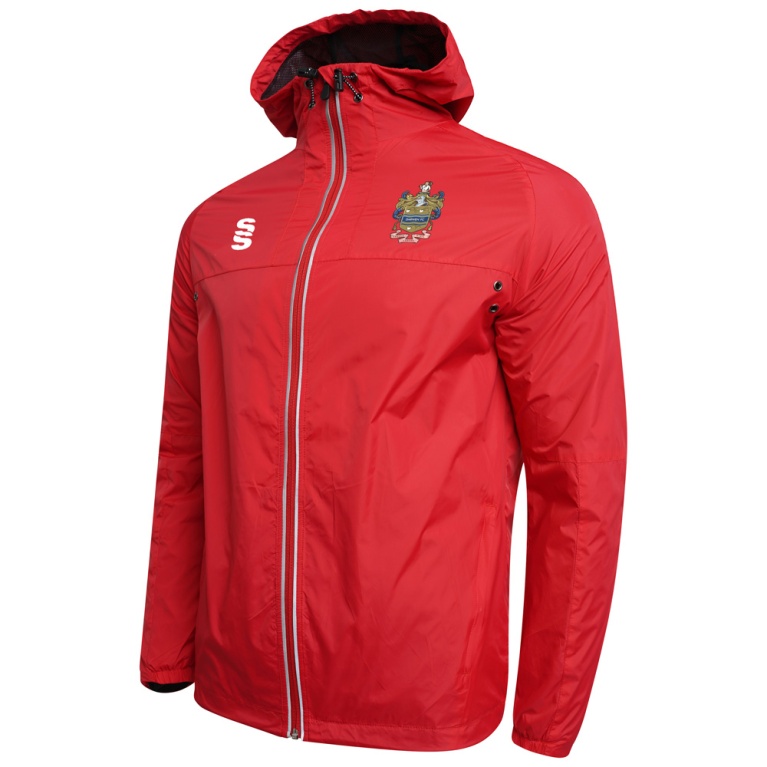 Darwen FC - Dual Full Zip Training Jacket - Red - Unisex Fit