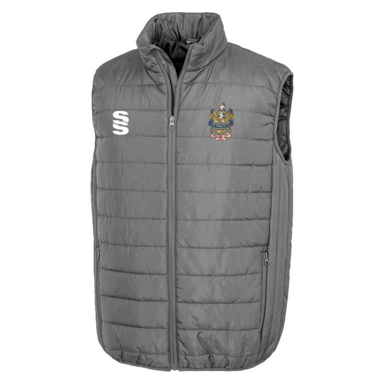 Darwen FC - Padded Bodywarmer : Grey