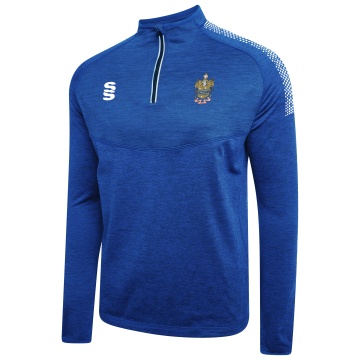 Darwen FC - 1/4 Zip Dual Performance Top - Royal - Unisex Fit