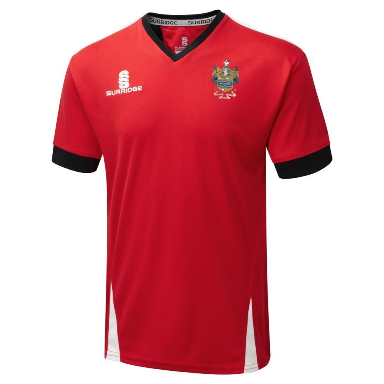 Darwen FC - Blade Training T - Red/Black/White - Unisex Fit