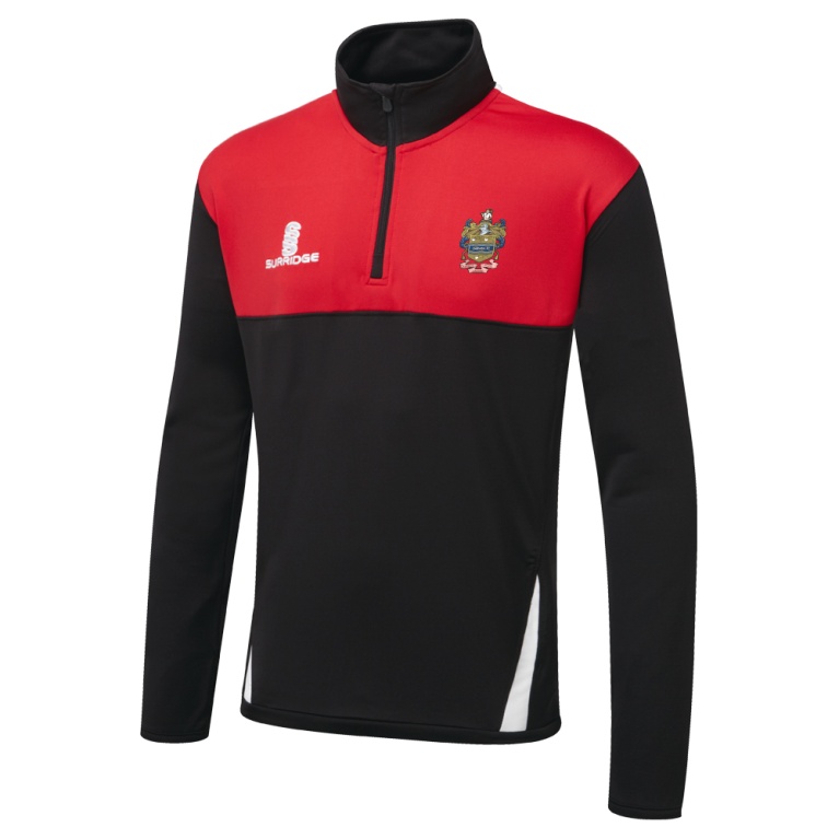 Match Day - Blade Performance Top - Black / Red / White - Unisex Fit