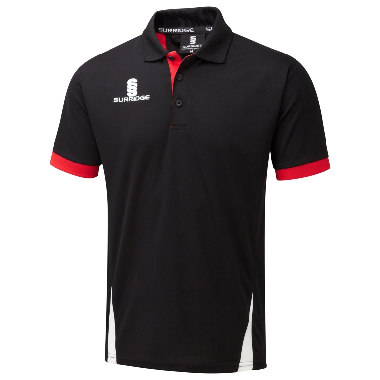 Blade Polo Shirt : Black / Red / White