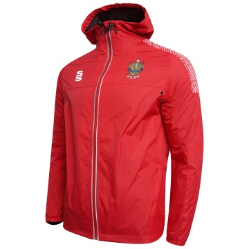 Darwen FC - Dual Full Zip Training Jacket - Red - Unisex Fit