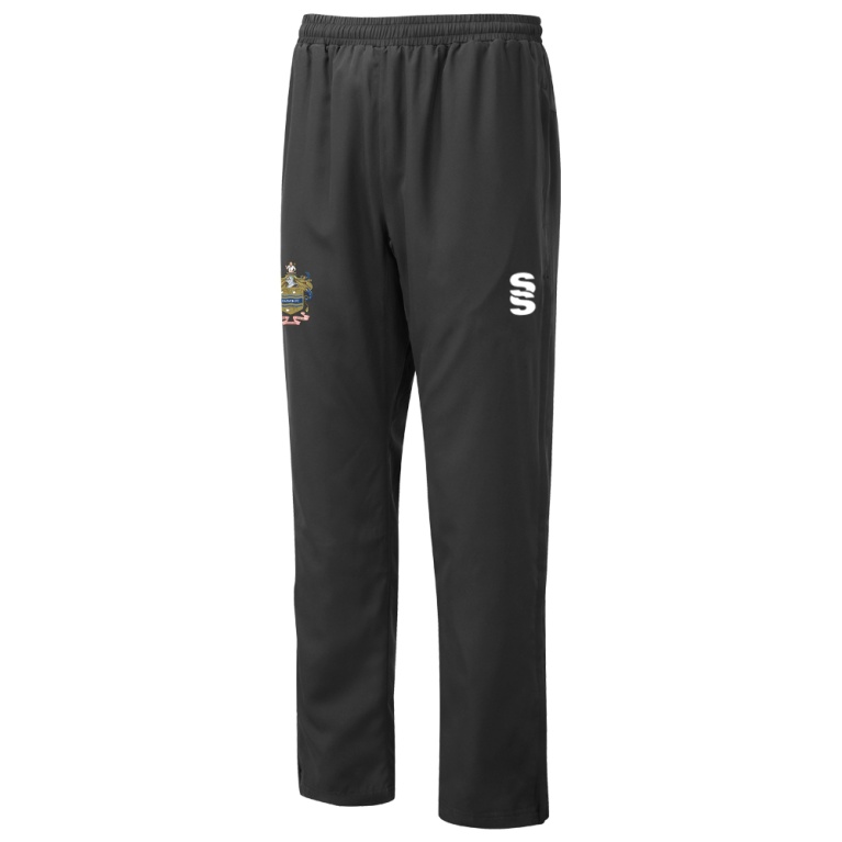 Womens Match Day - Dual Poplin Track Pant with Lycra - Black - Women's Fit